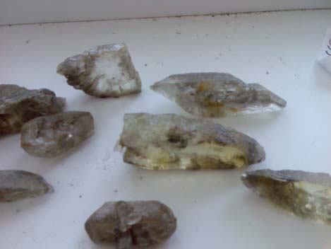 Найденные кристаллы селенита